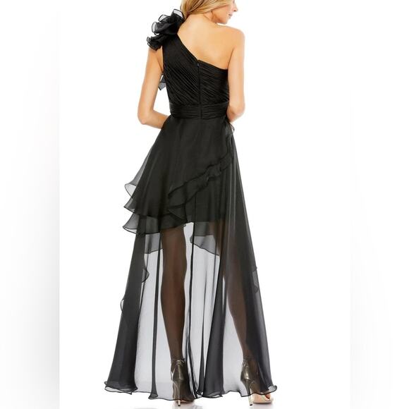 Mac Duggal Black High Low Dress - Picture 5 of 8